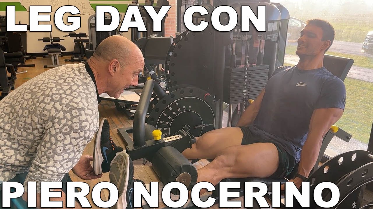 ALLENAMENTO GAMBE OLD SCHOOL CON PIERO NOCERINO! SE SEI SENSIBILE NON GUARDARE...