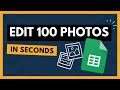 Nano Banana AI Bulk Image Editing in Google Sheets with AI formulas for E-Commerce & Fashion