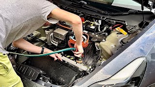 How to Clean Tesla radiator - the easy way