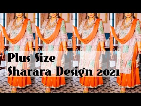 Designer Muslin Kurti with Sharara and Dupatta – Mina Designer Collection