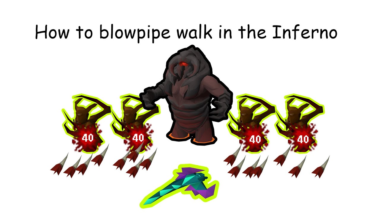 How to Blowpipe Walk at Zuk in Inferno
