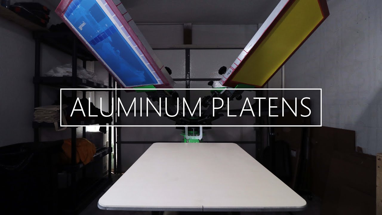 I Got Some New Aluminum Screen Printing Platens /// Making a DIY Neck