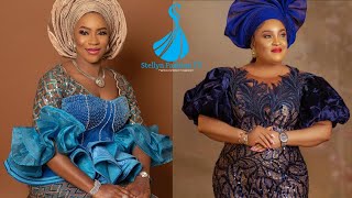2021 Sophisticated and Alluringly Gorgeous Ankara and Lace Styles || Asoebi Styles for Women