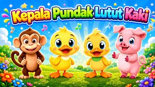 Download lagu HEAD SHOULDERS KNEES AND TOES ~ Most Popular Children's Songs ~ Best Children's Songs