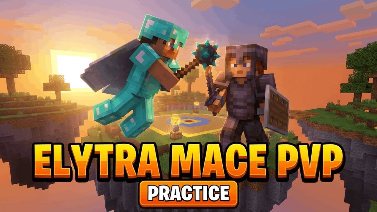 Mastering Elytra Mace PvP – Pro Practice Arena! 