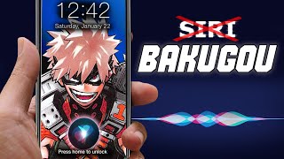 I Turned Bakugou Into a Siri Voice