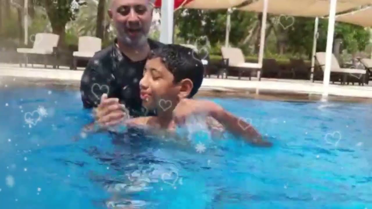 نشاط السباحة للبرنامج الصيفي يونيو 2022 م / مركز التوحد بصحار @Rawa-Rehabilitation-Center