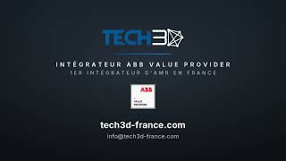 ABB Flexley Mover AMR P604V — Évacuation autonome en sortie de ligne | Intégration TECH3D