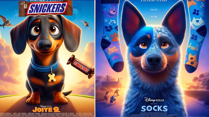 Bluey Characters Reimagined: Disney Pixar Movie Posters!