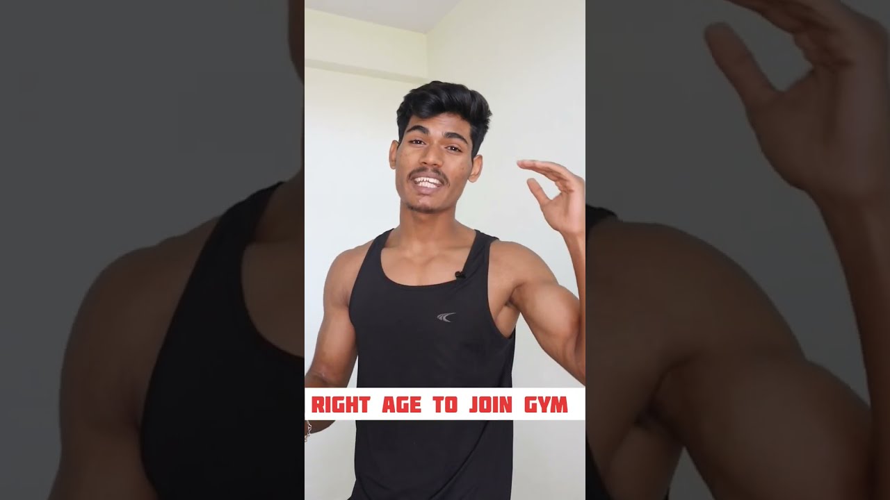 Right age to join gym?🤔