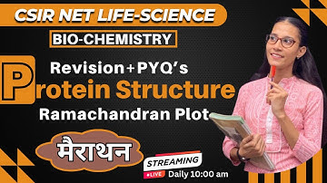 Protein Structure and Ramachandran plot | Revision | Biochemistry | CSIR NET LIFESCIENCE