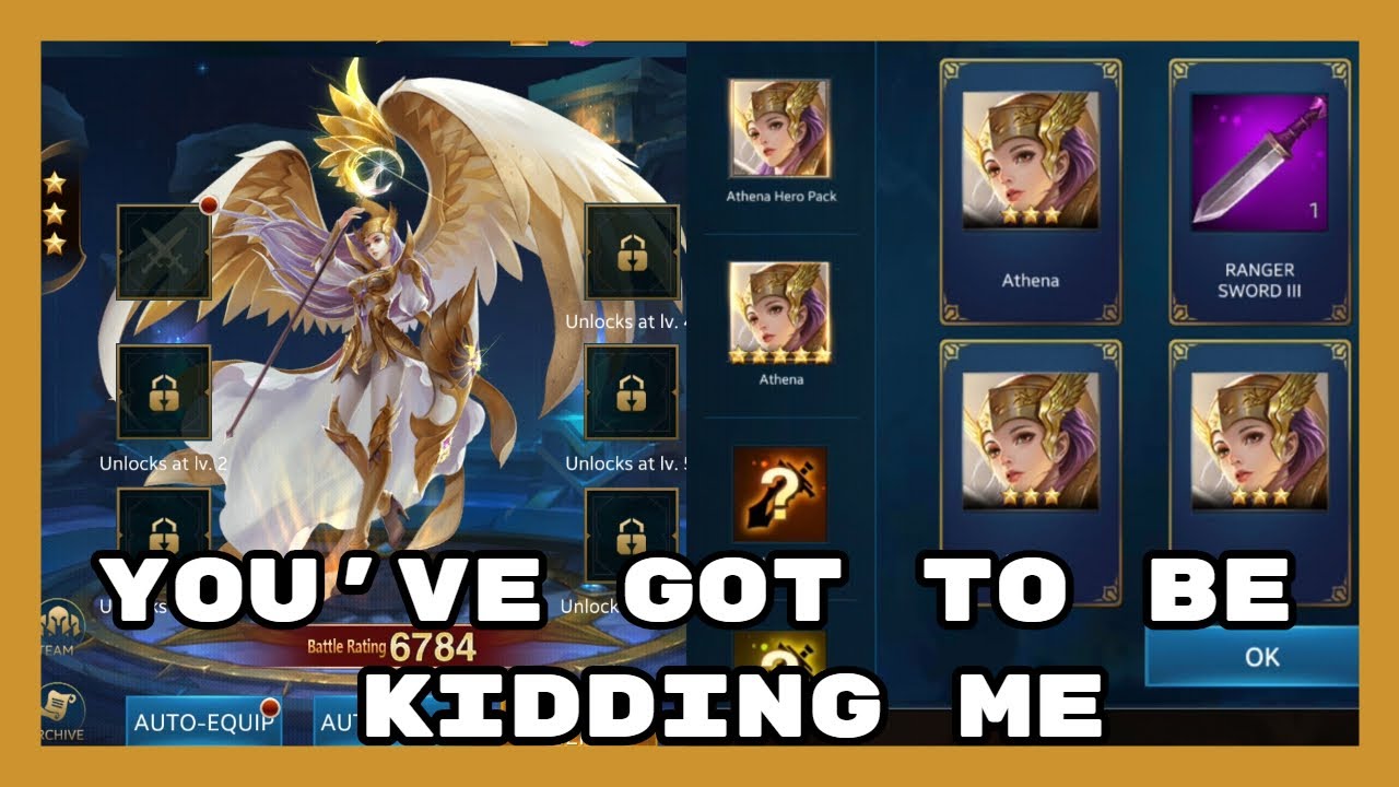 NEW HERO ATHENA IMPOSSIBLE TO GET | Heroes Evolved