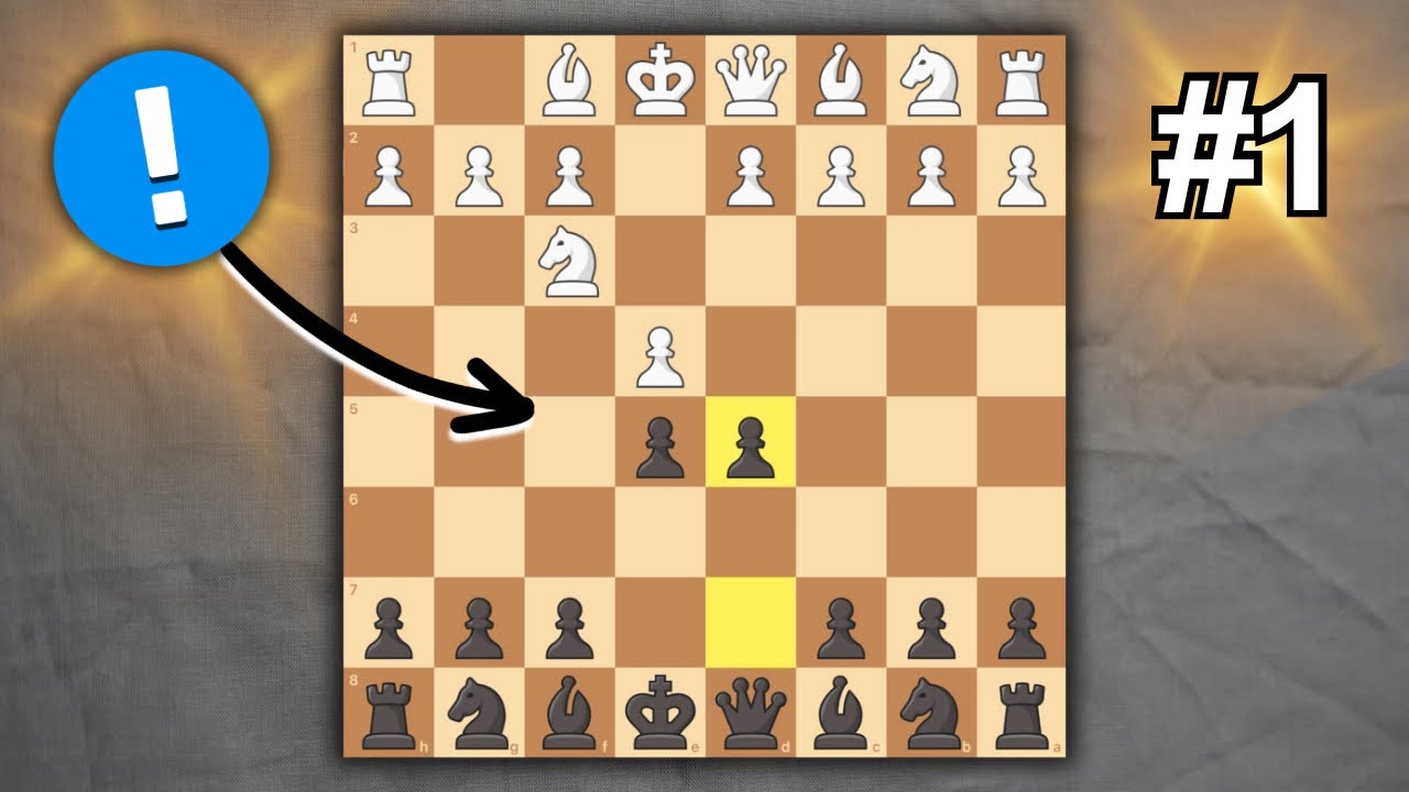 EL MEJOR GAMBITO para GANAR en AJEDREZ🏆♟️ (Piezas Negras)