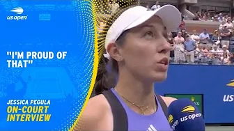 Jessica Pegula On-Court Interview | 2024 US Open Round 3 thumbnail