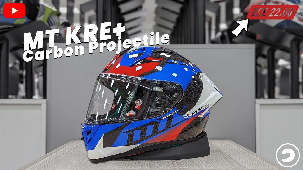 MT HELMETS KRE+ Acosta Matt Blue Helmet · Motocard