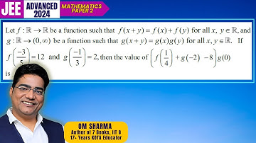 Let f : R → R be a function such that f ( x + y ) = f ( x ) + f ( y ) for all x , y ∈ R 𝑥 , 𝑦 ∈ 𝑅 ,