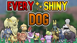 Catching EVERY Shiny Dog Pokemon | Pokemon Violet Shiny Pokemon Reaction Compilation