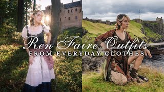 Renaissance Faire outfit ideas using basic everyday clothes ⚔✨‍♀