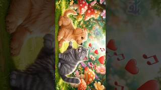 Dog aur Billi ki Best Friendship | Cute Shayari Video ❤️🐱🐶 #shorts