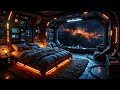 Sleep Instantly in 3 Minutes | Bedroom Warm Neon Galaxy View &amp; Deep Space Ambience | 4K | 10Hrs