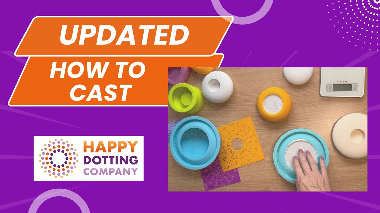 How to make Art Stones Including Hints and Tips | Happy Dotting | Beginner casting | Mandala Dot Art