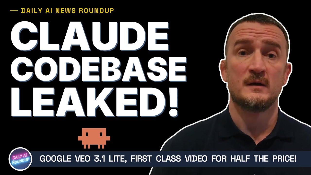Daily AI Roundup: Claude's Codebase Leaked! Veo 3.1 Lite, Flowith Canvas & OpenArt Character Builder
