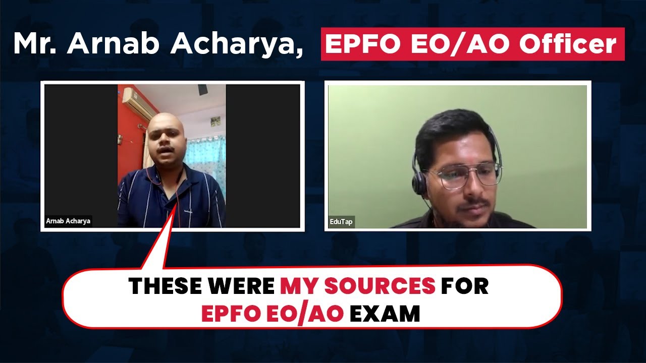 UPSC EPFO EO/AO Exam Topper Best Course for EPFO EO/AO Preparation EduTap EPFO Course Review
