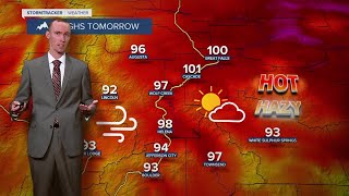 Record heat and extreme fire danger on Wednesday