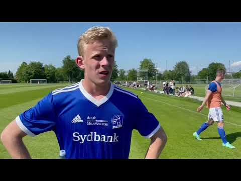 Gustav Mortensen interview - Lyngby U19- Vejle U19