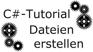 Dateien/Verzeichnisse erstellen - c# Tutorial - Visual Studio 15 - German/Deutsch - #007