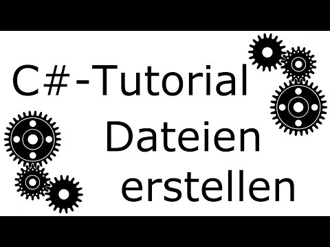 Video: Wie erstellen Sie eine neue Datei in Visual Studio?