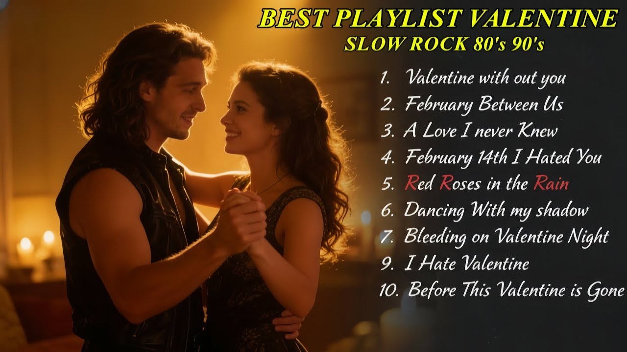 Best 80s & 90s Slow Rock Valentine Hits 💔 Greatest Broken Heart Love Songs