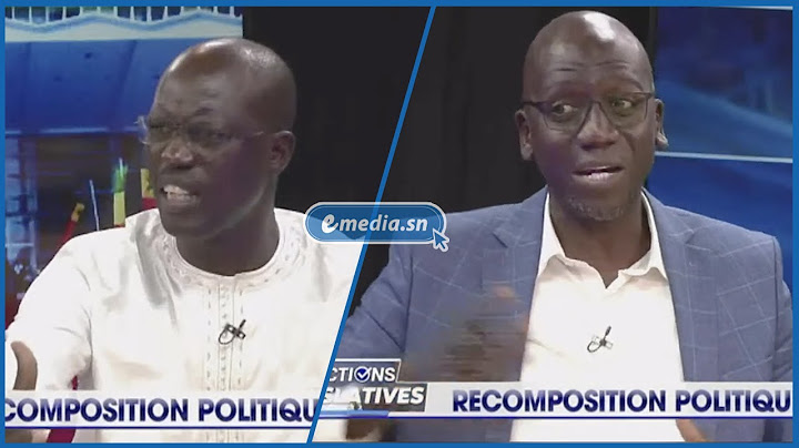 Cohabitation : Débat houleux entre Abdou Khafor Toure et Ibarahima Ndiaye