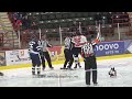 LNAH 2e période  bataille, Jacob Jacques des 3L vs Olivier Plourde des Éperviers 17 Mars 2023