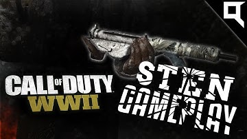 NEW Sten SMG GAMEPLAY & BEST CLASS SETUP! (COD:WW2)