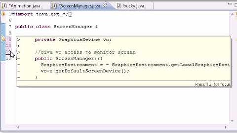 Java Game Development – 14 – Making a Better Screen Class