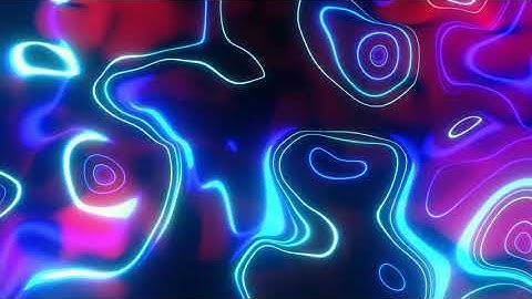 Blue Purple Abstract Background Video Loop - Fluid Pattern - Colorful Motion Grafic Liquid Texture