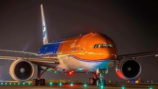 定期航班  KLM 777-300ER橘子機塗裝 RCKH→ROAH