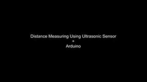 Distanse Measuring Using Ultrasonic Sensor with ATMEGA 328