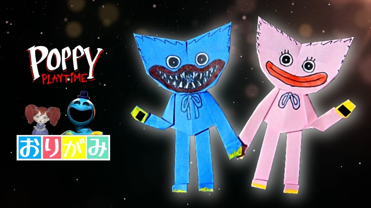 Poppy Playtime】Huggy Wuggy / Kissy Missy Paper Origami｜ポピー