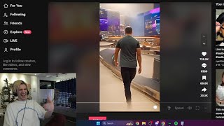 xQc Dies Laughing at Cursed AI Video