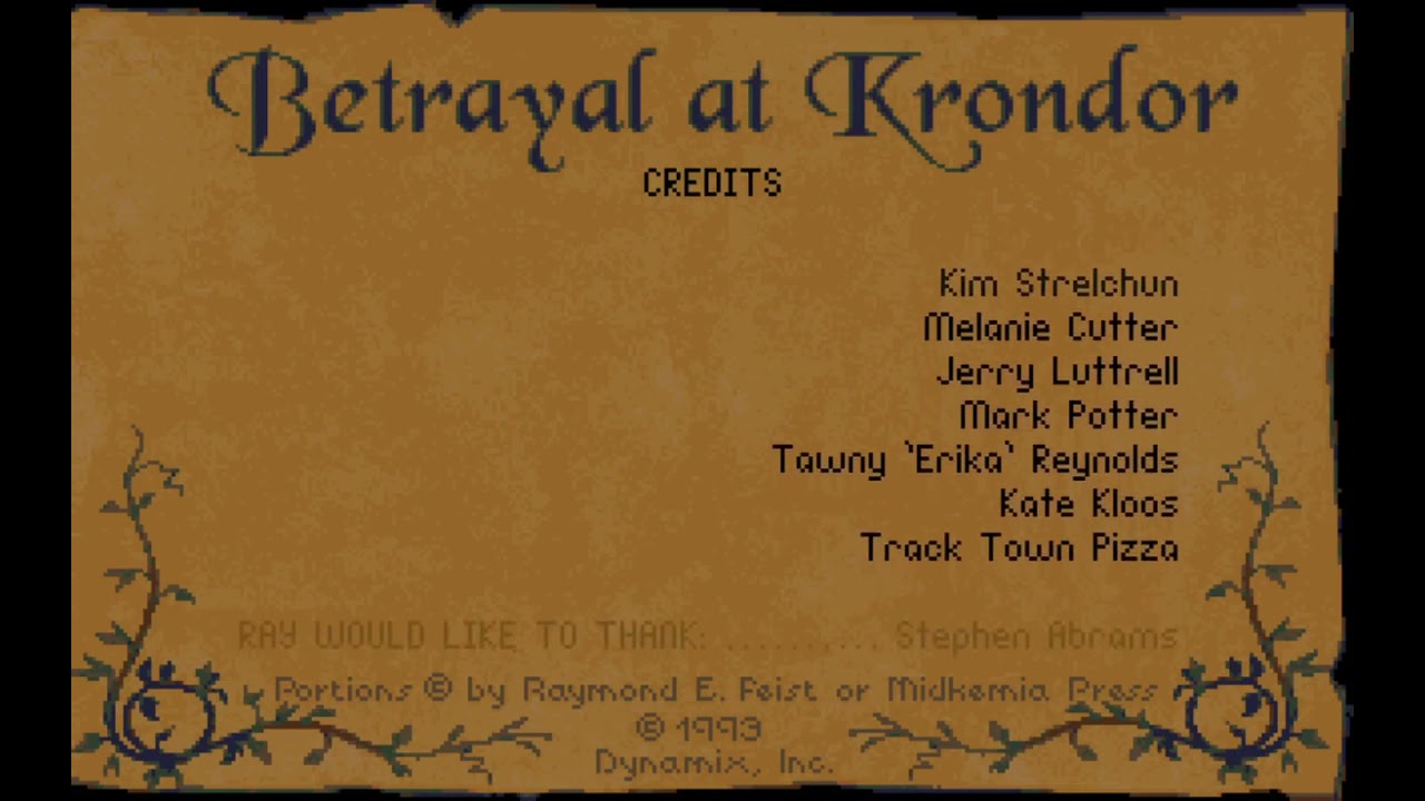 Betrayal At Krondor Intro Scroll YouTube betrayal-at-krondor-intro-scroll-youtube