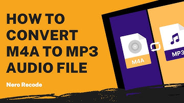 How to Convert M4A to MP3 Audio File | Nero Recode Tutorial