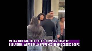 Megan Thee Stallion Klay Thompson BREAK UP Explained What REALLY Happened Behind Closed Doors