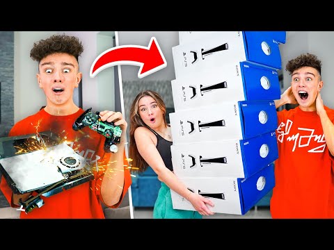 Destroying Morgz PS4 U0026 Surprising Him With 100 PS5’s… ($50,000)