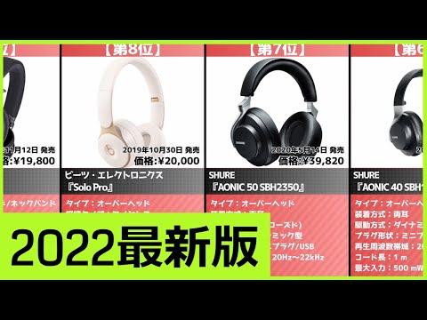 【ワイヤレスヘッドホン】『2分』でわかる！売れ筋おすすめ人気ランキング【2022年】