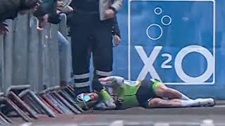 Laurens Sweeck Crashed In Loenhout And Suffered Ac Dislocation worldcycling cycling cyclist 