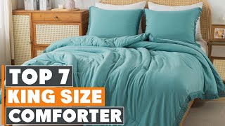 Best King Size Comforter Sets | Top 7 Picks for Comfort