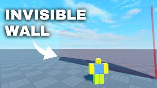 How to Create Invisible Walls in Roblox Studio - Full Guide