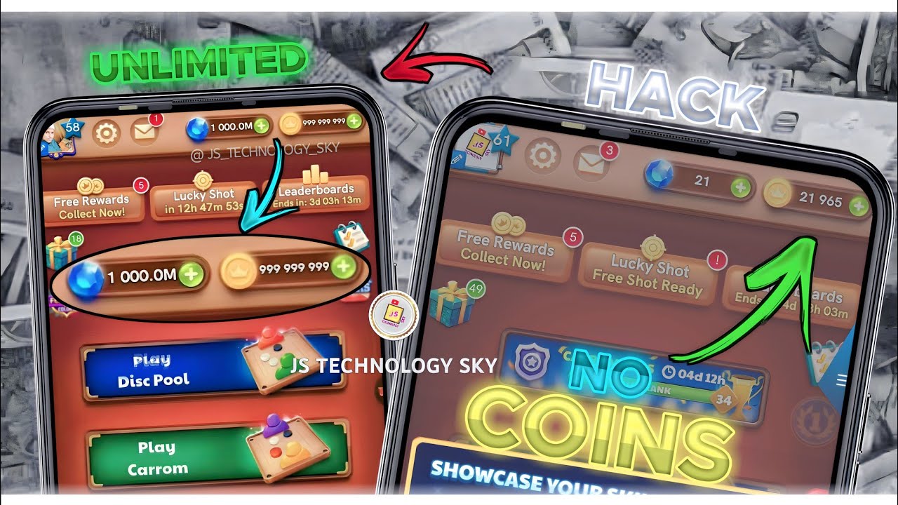 Carrom Pool Unlimited coins and gems | Carrom Pool New Event | Carrom Pool Hack